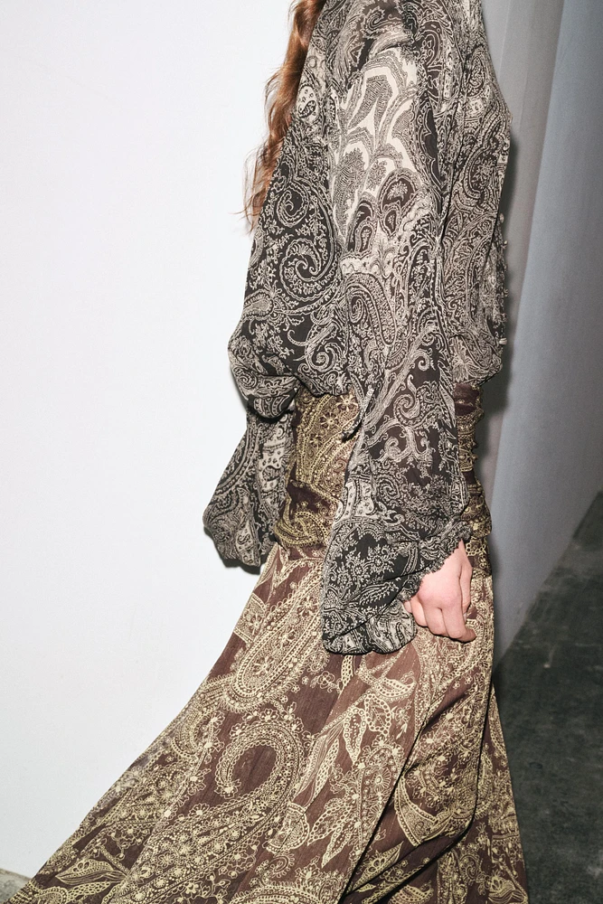 ZW COLLECTION PRINTED SKIRT