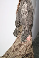 ZW COLLECTION PRINTED SKIRT