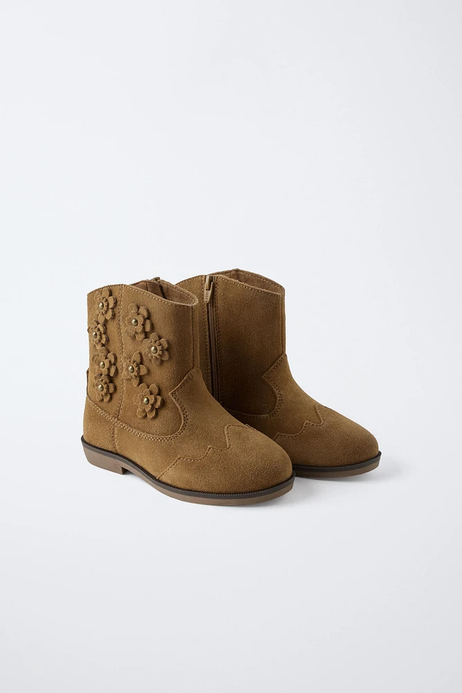 BOTTES EN CUIR STYLE COWBOY