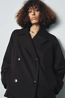 ZW COLLECTION SHORT TRENCH COAT