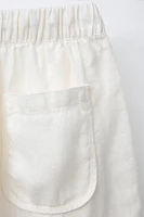 PANTALON BAGGY 100 % LIN