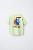 T-SHIRT À IMPRIMÉ CITRON