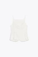 BUTTONED TOP VEST