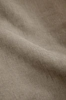 (140 GXM²) WASHED LINEN FLAT SHEET