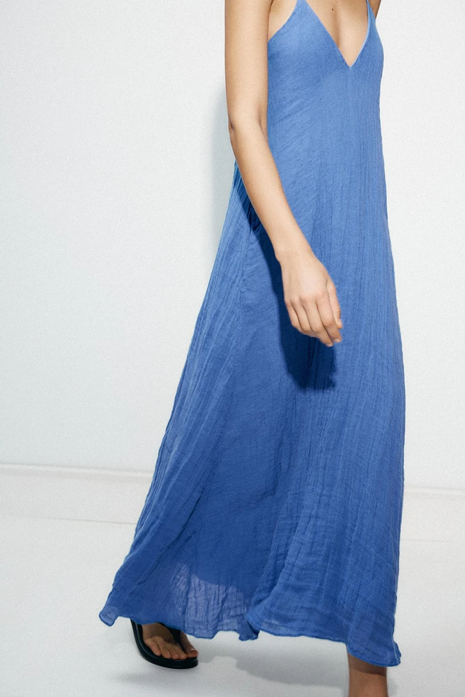 LINEN BLEND DRESS ZW COLLECTION