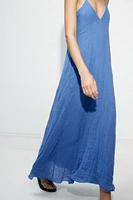 LINEN BLEND DRESS ZW COLLECTION