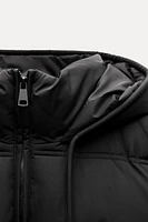 WATER AND WIND PROTECTION SHORT QUILTED ANORAK