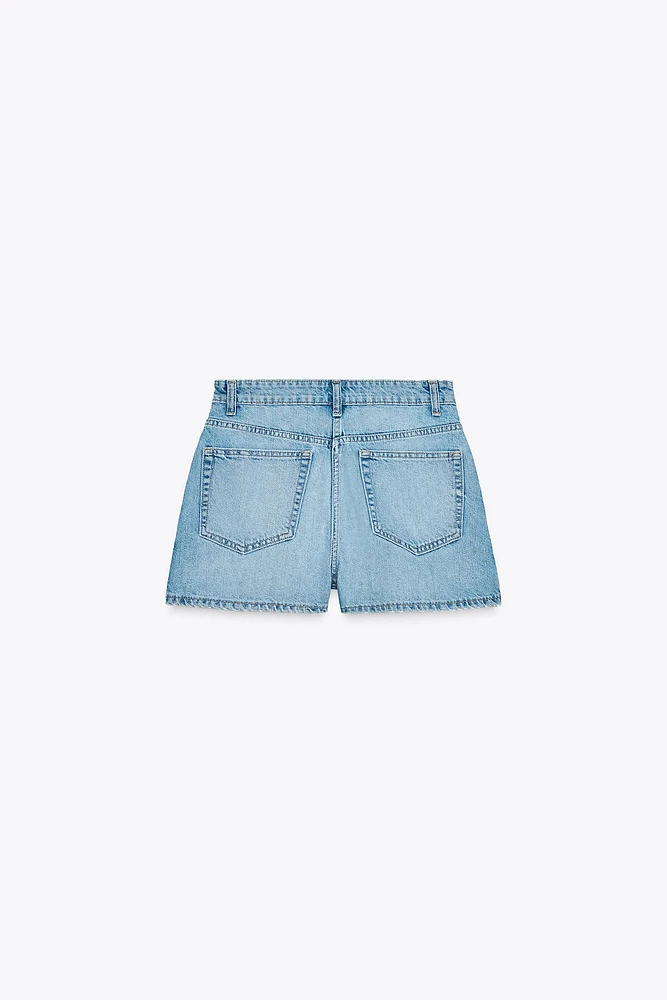 JUPE-CULOTTE EN JEAN TRF
