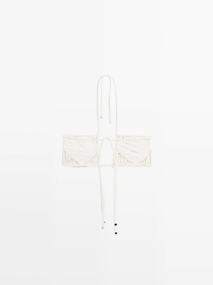 Ensemble bikini macramé