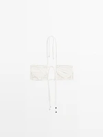 Ensemble bikini macramé