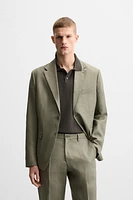100% LINEN SUIT BLAZER
