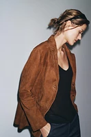 BLAZER OVERSIZE DAIM 100 % ZW COLLECTION LIMITED EDITION