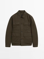 100% linen jacket with pockets