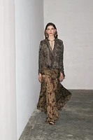 ZW COLLECTION PRINTED SKIRT
