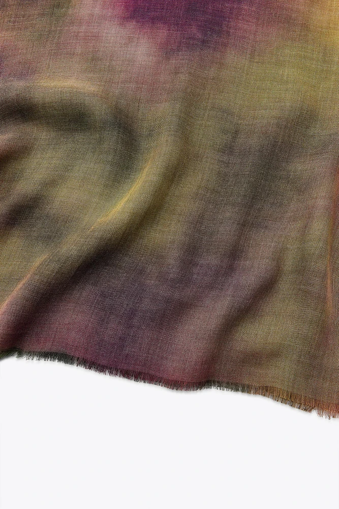 MODAL TIE-DYE PRINTED SCARF