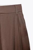 PANTALON DOUBLE PLI PATTES DE BOUTONNAGE