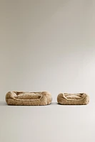 FAUX SHEARLING PET BED