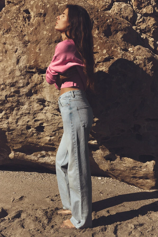 JEAN Z1975 DROIT TAILLE HAUTE LONG