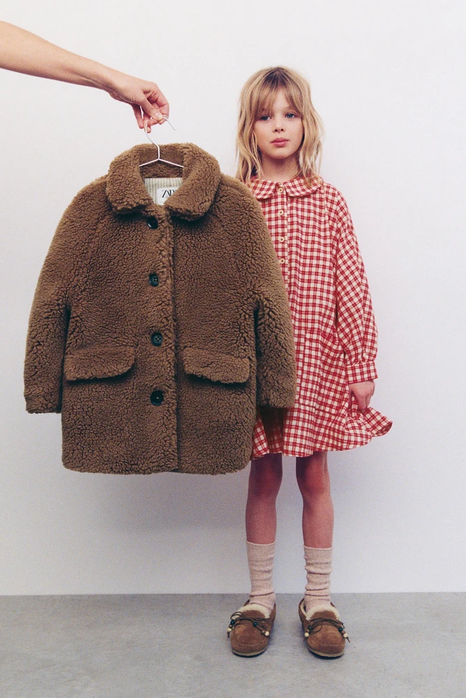 MANTEAU LONG EFFET MOUTON ÉDITION LIMITÉE