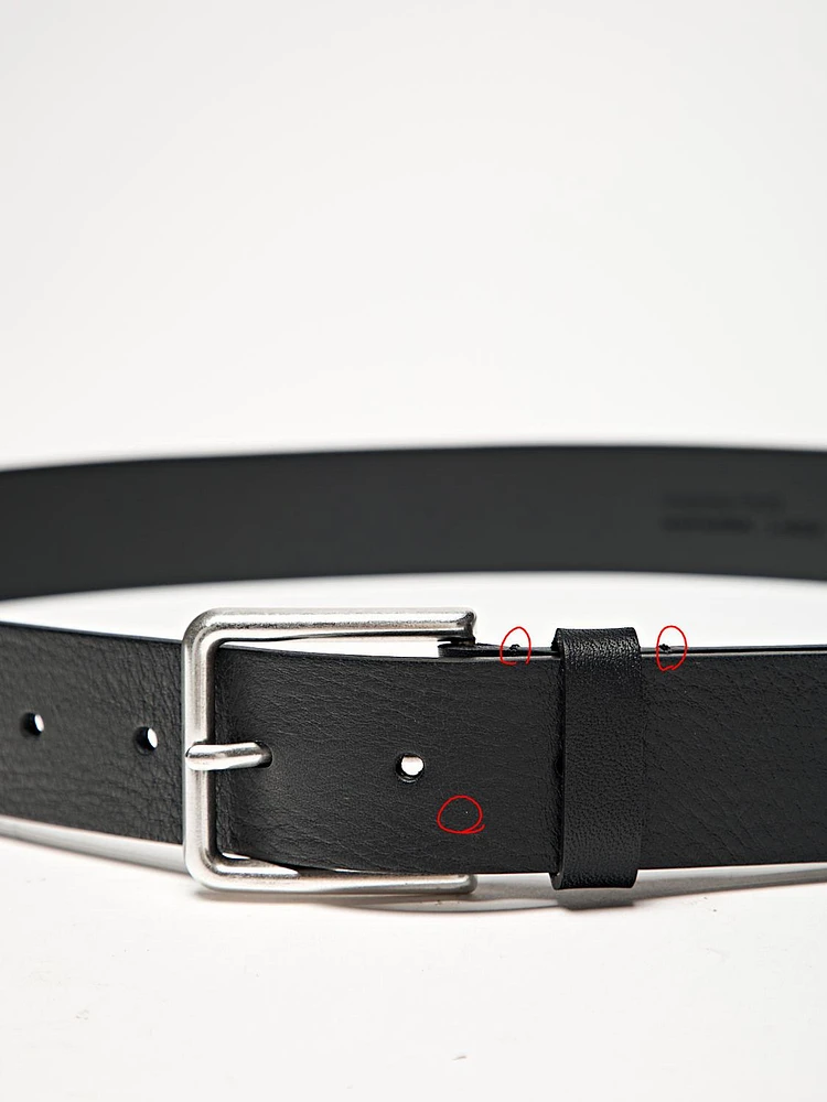 Ceinture en cuir nappa