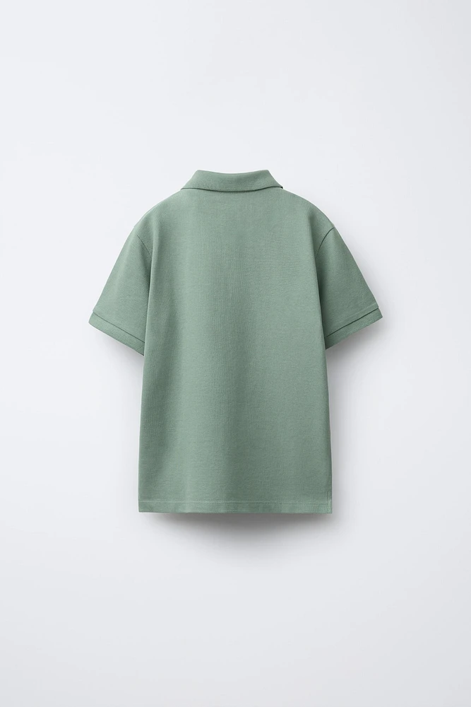 BASIC PLAIN POLO SHIRT