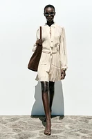 ROBE COURTE EFFET FROISSÉ