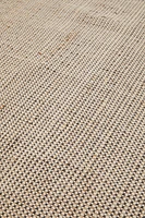 FLECKED RECTANGULAR COTTON JUTE AREA RUG