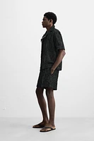GEOMETRIC JACQUARD SHIRT