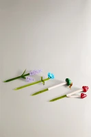 LOT ACCESSOIRES DÉCORATIFS BOROSILICATE JARDIN (LOT DE 4)