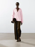 Blouse légère col polo