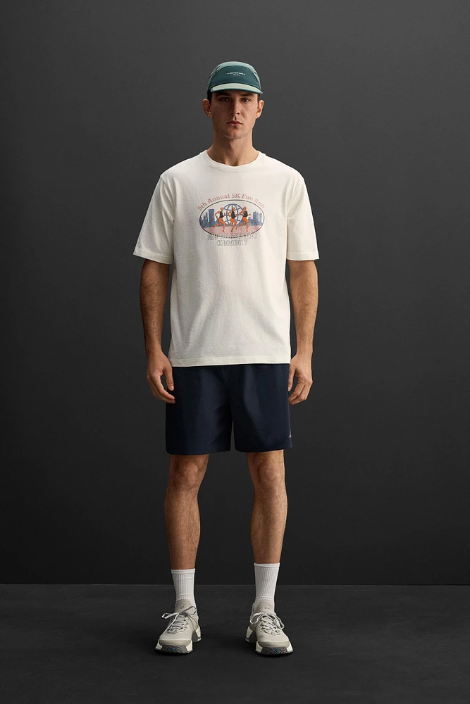 T-SHIRT IMPRIMÉ GRAPHIQUE RUNNING