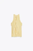 TOP HALTER VOLANTS