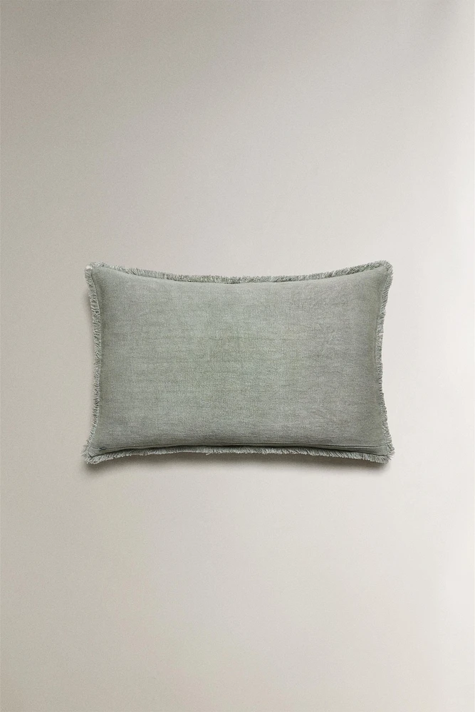 HOUSSE DE COUSSIN FRANGES