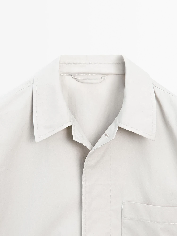 Surchemise en crêpe de coton mélangé - Limited Edition