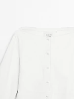Chemise cintrée en cuir et daim - Limited Edition