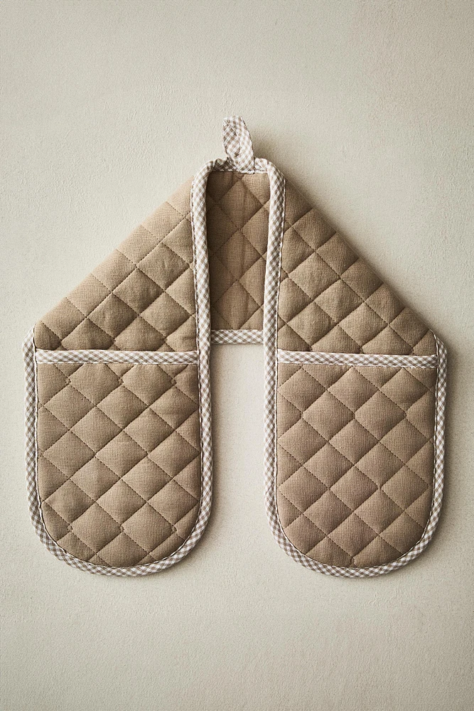 DOUBLE COTTON MITT
