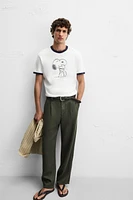 LYOCELL PLEATED PANTS