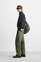 ZIP POLO SWEATSHIRT
