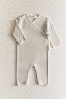 CHILDREN'S COTTON AND SILK ROMPER