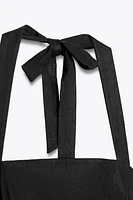 MINI DRESS WITH BUBBLE HEM