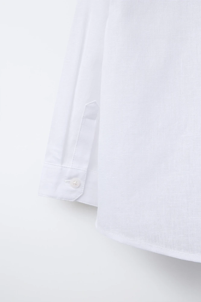 LINEN BLEND SHIRT