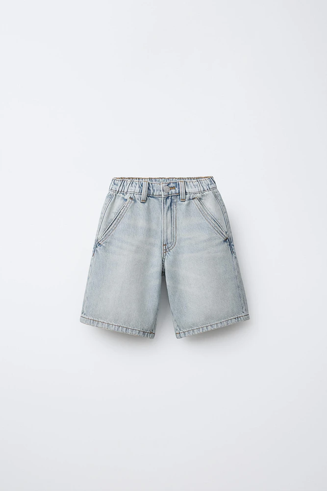 BERMUDA EN DENIM SLOUCHY