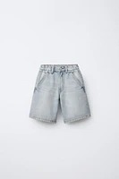 BERMUDA EN DENIM SLOUCHY