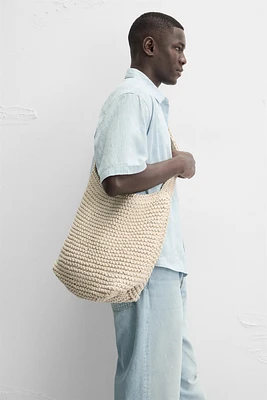 SAC PORTÉ ÉPAULE MACRAMÉ