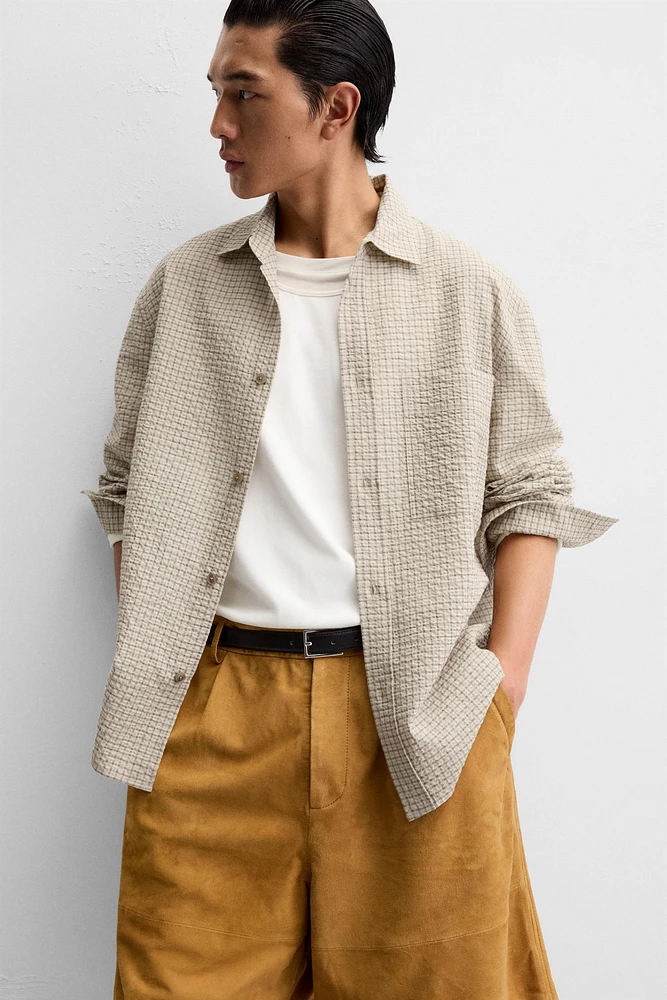 TEXTURED JACQUARD SHIRT