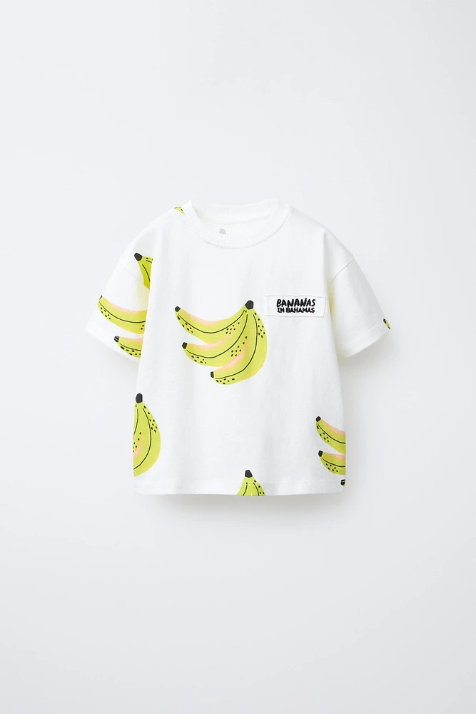 BANANA PRINT T-SHIRT