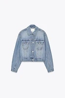 TRF RHINESTONE DENIM JACKET