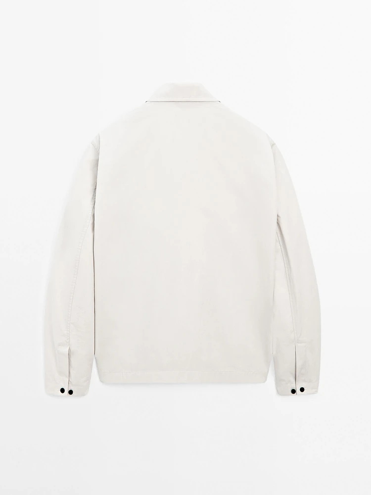 Surchemise en crêpe de coton mélangé - Limited Edition