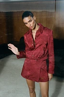JACQUARD BOMBER JACKET