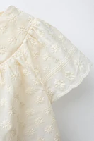 BLOUSE FLEURS BRODÉES